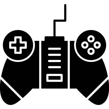 gamepad vektör simgesi, Web Kullanımı için Basit Vektör İllüstrasyonu