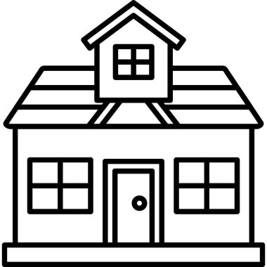 ev simgesi ana hatlarıyla oluşturuluyor