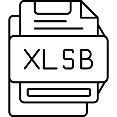 dosya biçimi simgesi, vektör illüstrasyonu