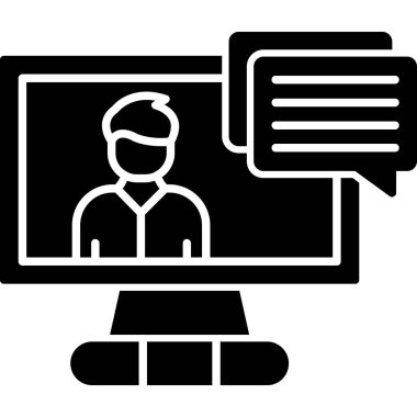 Çağrı merkezi ikon vektör illüstrasyonu