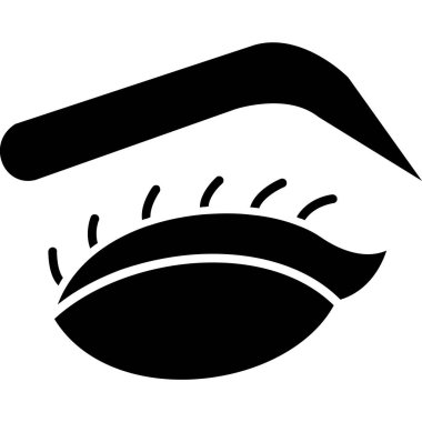 Göz simgesinin vektör illüstrasyonu