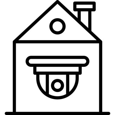 ev kahvesi ikonu taslak biçiminde