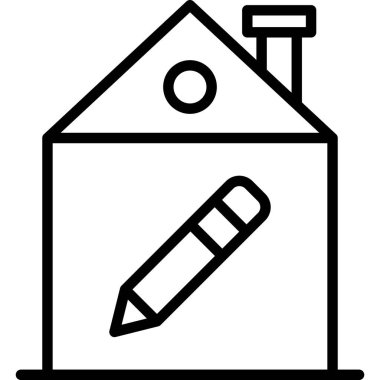 Ev inşa simgesi, özet biçimi