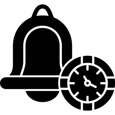 Zil. Web simgesi basit illüstrasyon