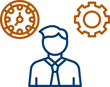 Öfke Yönetimi Simgesi, Web Kullanımı için Basit Vektör İllüstrasyonu