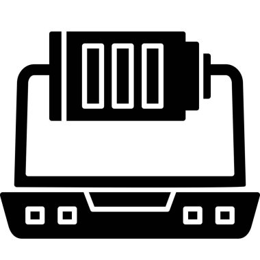 tren. Web simgesi basit illüstrasyon