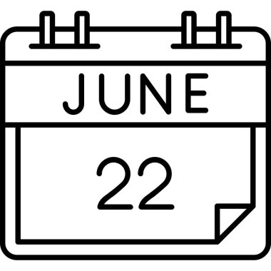 Takvim simgesi tasarımı, vektör illüstrasyonu