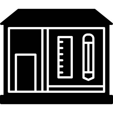 Eğitim simgesinin vektör illüstrasyonu