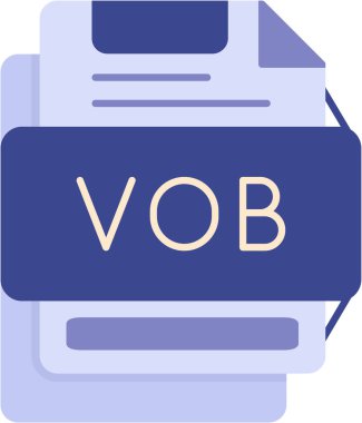 dosya biçimi simgesi, vektör illüstrasyonu