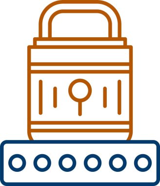 Web Kullanımı için Parola Simgesi, Basit Vektör İllüstrasyonu