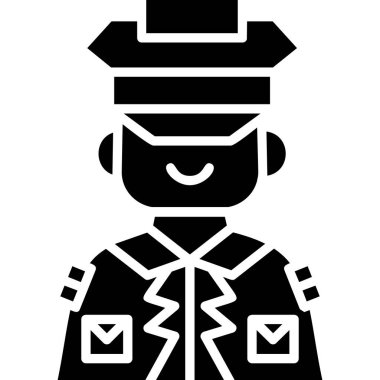 officer icon vector illustration