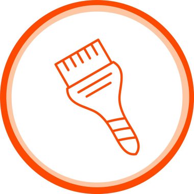 saç boya fırça simgesini