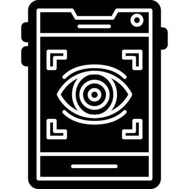 Akıllı telefon. Web simgesi basit tasarım