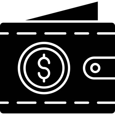 Para için. Web simgesi basit illüstrasyon