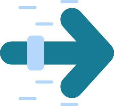 ok simgesinin vektör illüstrasyonu