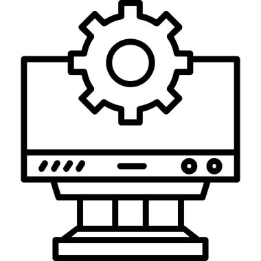 dizüstü bilgisayar ayarları simgesi, özet biçimi