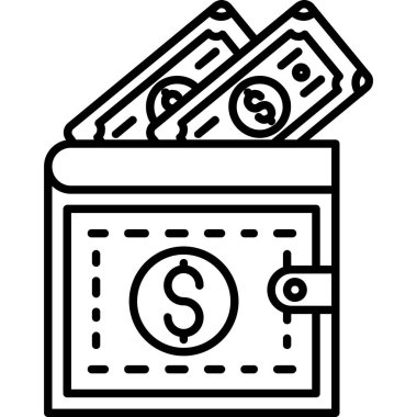 nakit dolar nakit simgesi