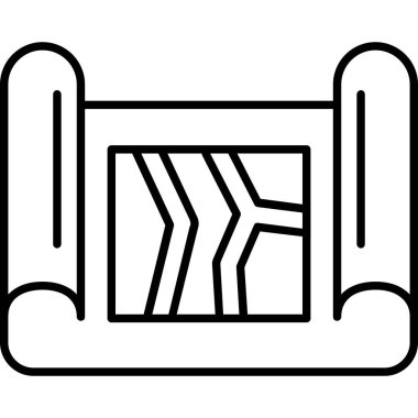 ikon vektörü oluşturuyorum. Taslak oluşturma işareti beyaz arkaplanda izole edildi