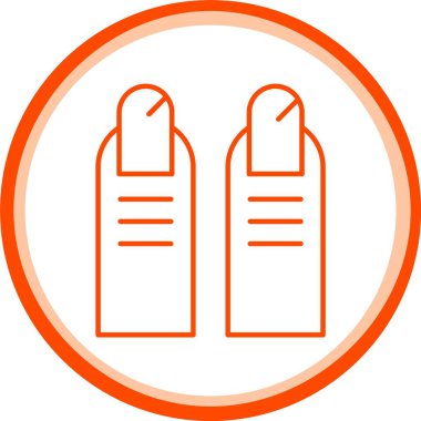 Modern simgenin vektör illüstrasyonu