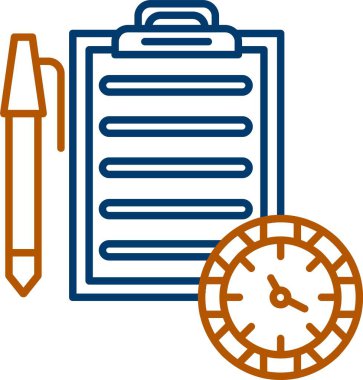 Takvim simgesinin vektör illüstrasyonu