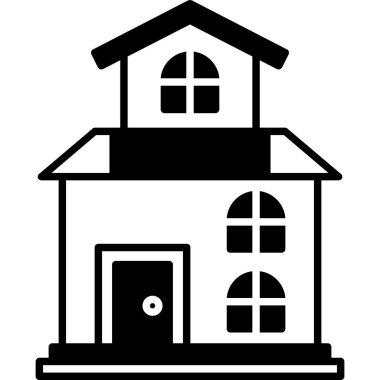 ev simgesi vektör illüstrasyonu