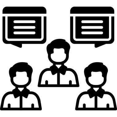 İş adamlarının vektör illüstrasyonu