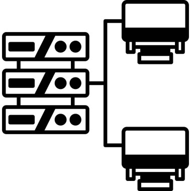 ağ bağlantısı simgesi ana hat biçiminde