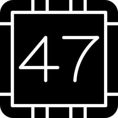 7 numaralı simge işareti tasarımı