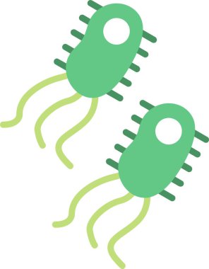 mikrop simgesi vektör illüstrasyonu