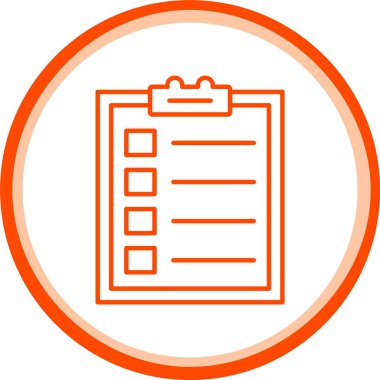 Web Kullanımı için Görev Simgesi, Basit Vektör İllüstrasyonu