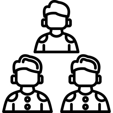 Takım toplantısı. Basit tasarım