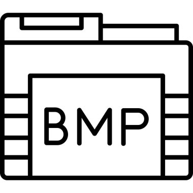 dosya biçimi simgesi, vektör illüstrasyonu