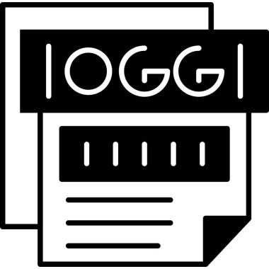 dosya adı simgesi vektör illüstrasyonu