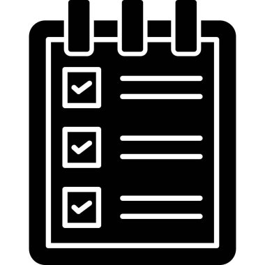 liste simgesi. düz vektör biçimi 10, beyaz arkaplan üzerinde izole.