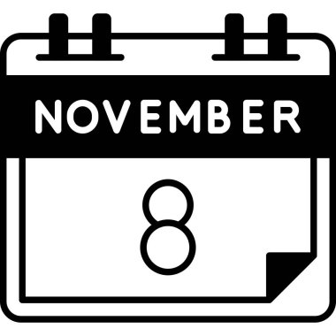 Kasım 7 takvim simgesi - takvim