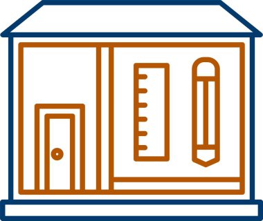 vektör oluşturma simgesi, basit ve modern tasarım