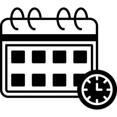 Takvim. Web simgesi basit tasarım