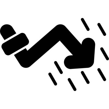 Yağmur. Web simgesi basit tasarım