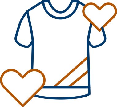 Web Kullanımı için Favori Simge, Basit Vektör İllüstrasyonu