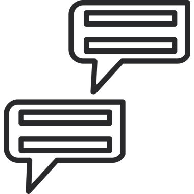 Sohbet balonu Basit resimleme