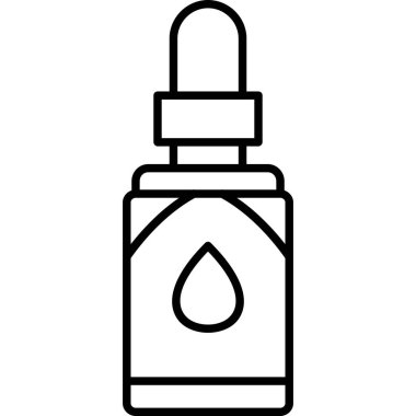 şişe simgesi, vektör illüstrasyonu