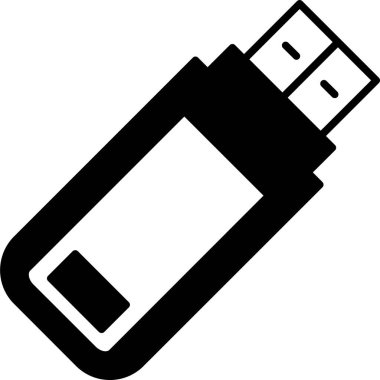 usb sürücü vektör simgesi