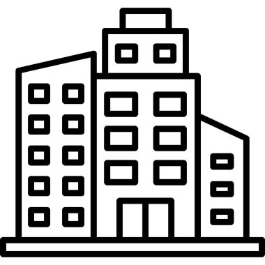 Taslak biçiminde gökdelen simgesi oluşturuluyor