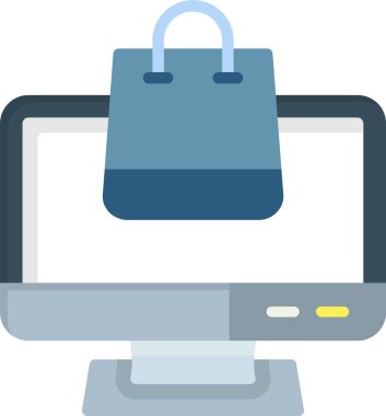 İnternetten alışveriş. Web simgesi