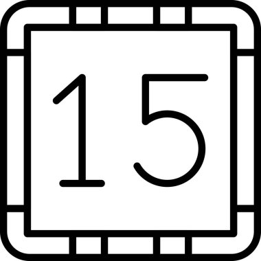 Takvim simgesi vektör illüstrasyonu