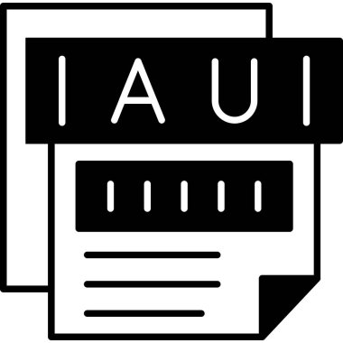 dosya biçimi simgesi, vektör illüstrasyonu