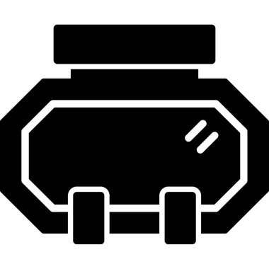 araba yıkama simgesi, vektör illüstrasyonu