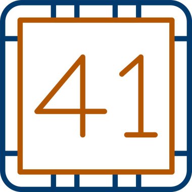 Web kullanımı için 40 Simge, Basit Vektör İllüstrasyonu