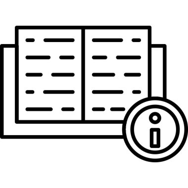 Belge. Web simgesi basit illüstrasyon