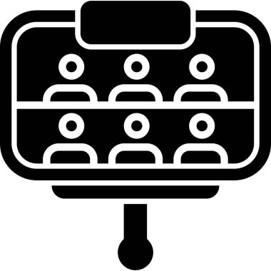 Oyun tahtası futbol simgesi ana hat biçiminde